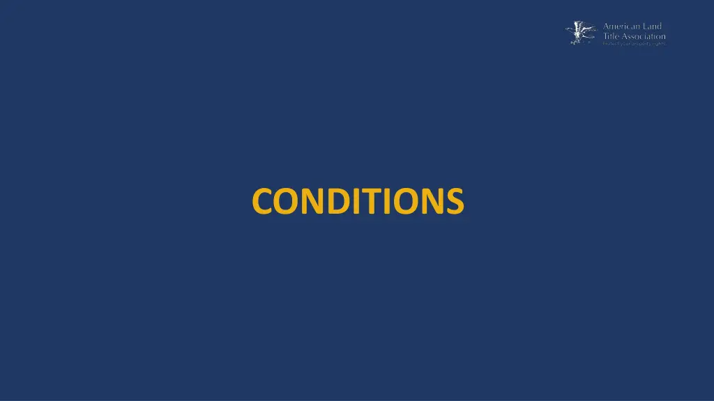 conditions
