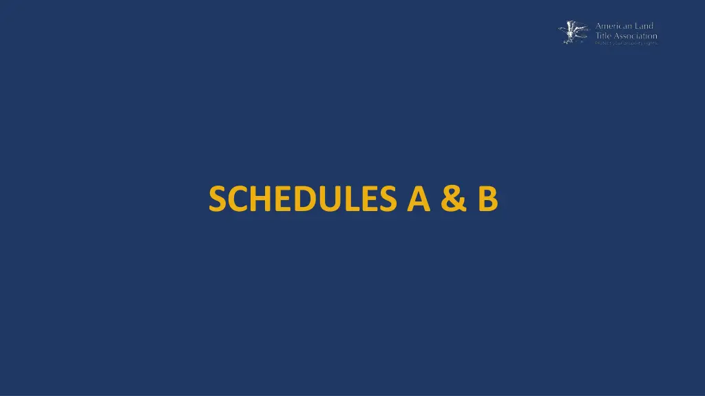 schedules a b