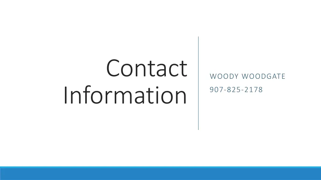 contact information