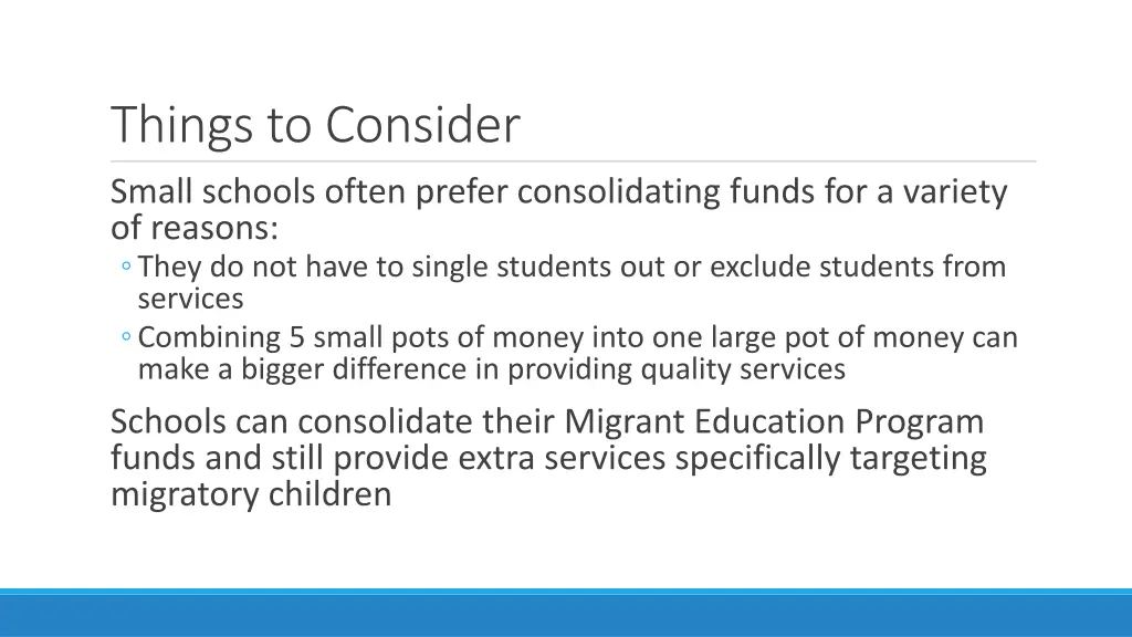 things to consider small schools often prefer
