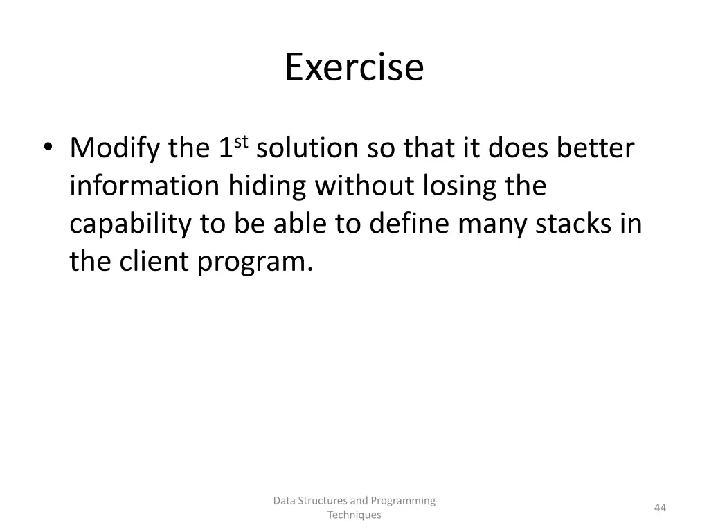 exercise