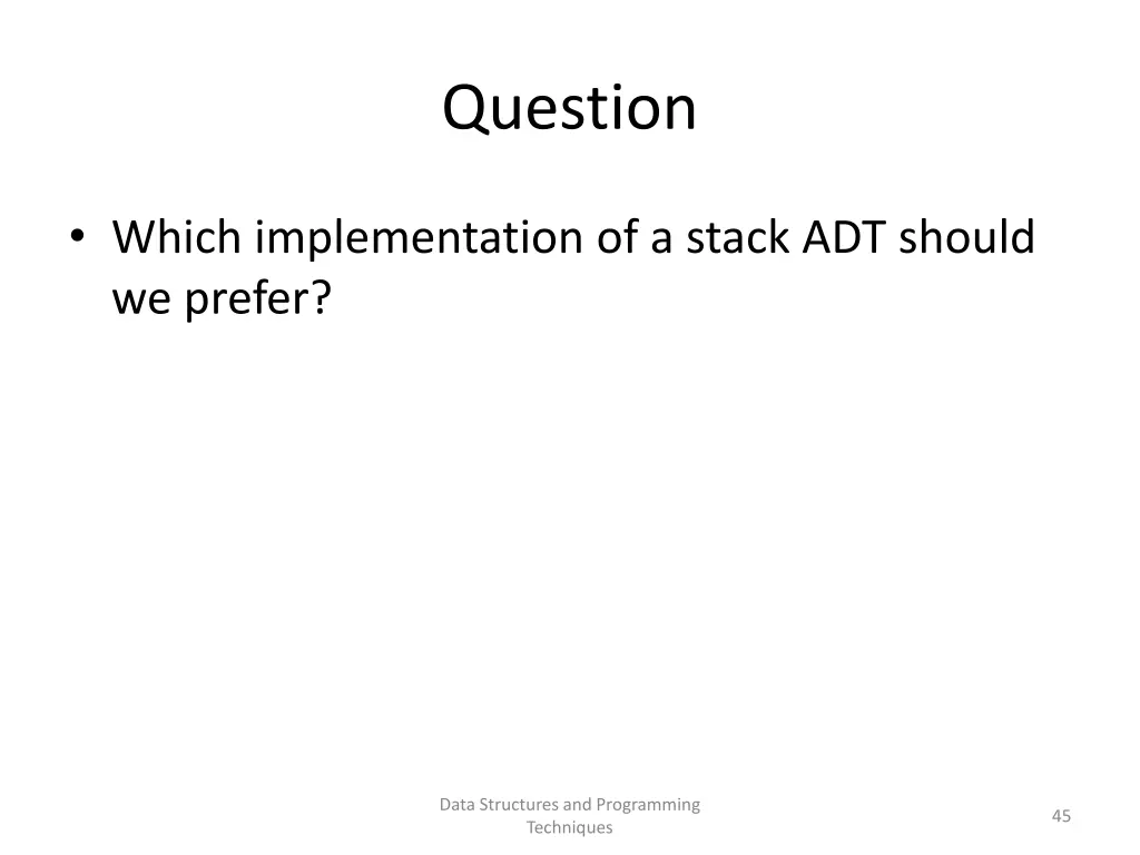 question