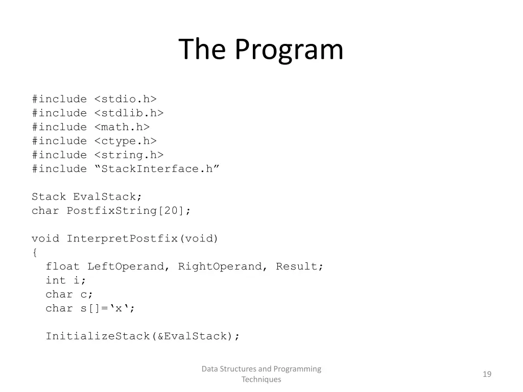 the program 1