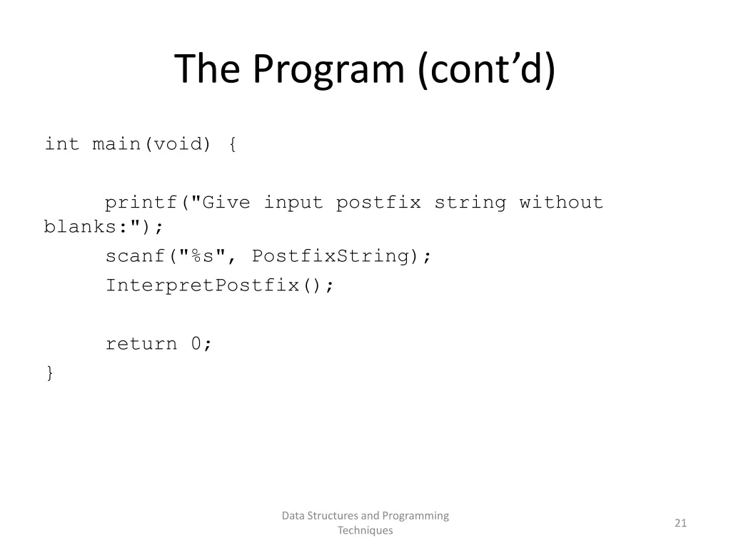 the program cont d 3