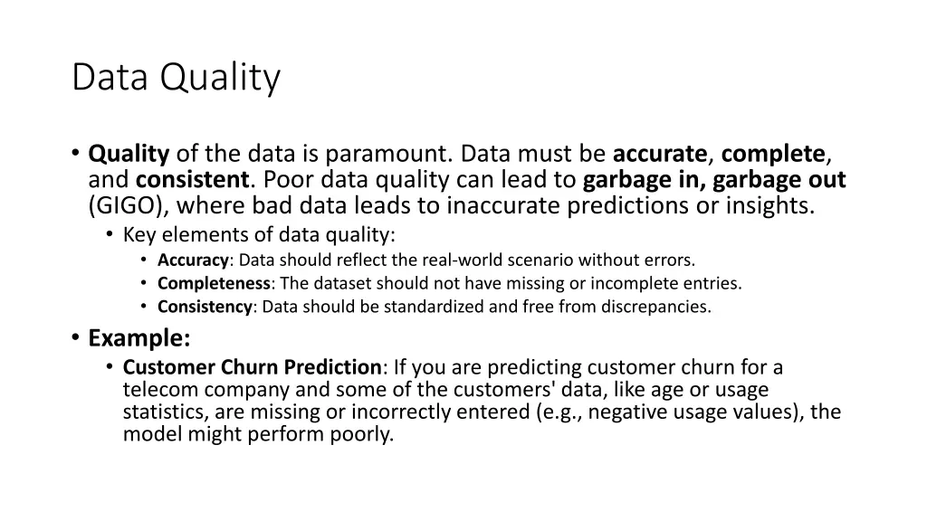 data quality