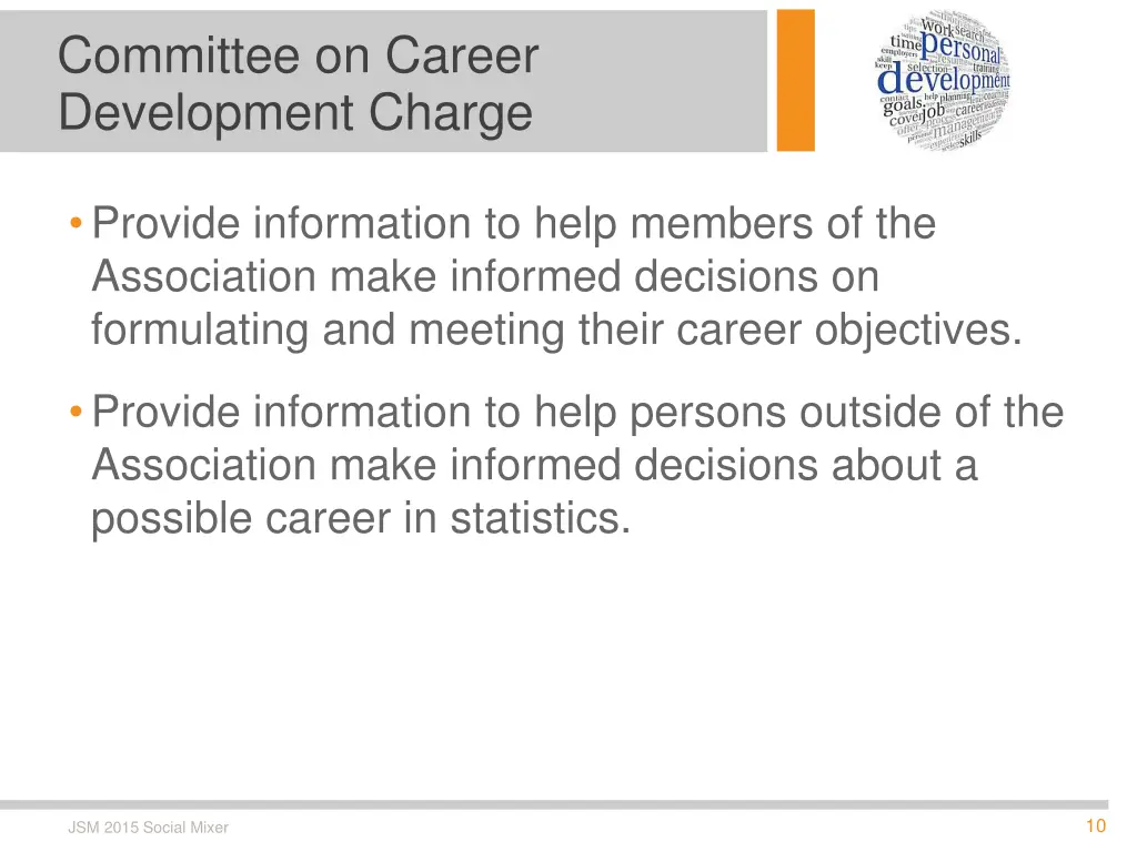 committee on career development charge