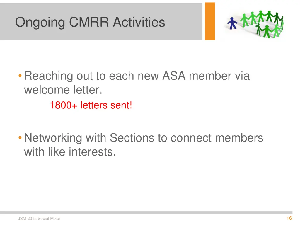 ongoing cmrr activities
