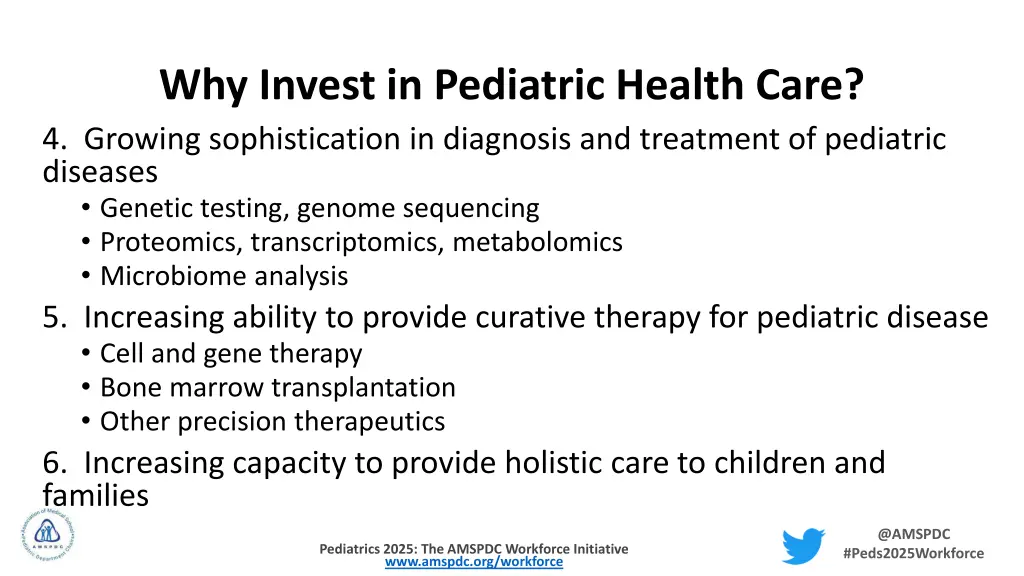 why invest in pediatric health care 4 growing