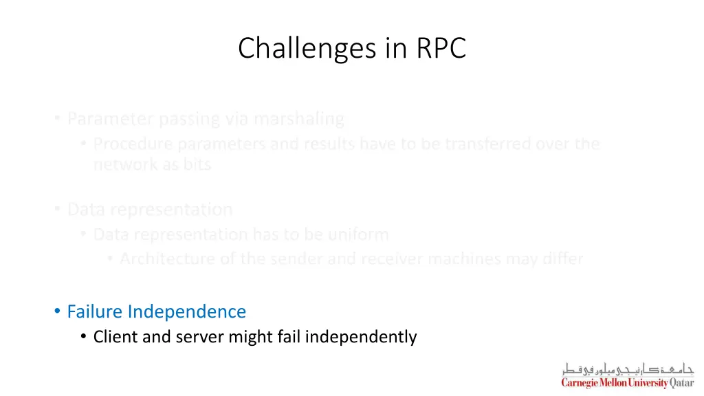 challenges in rpc 3