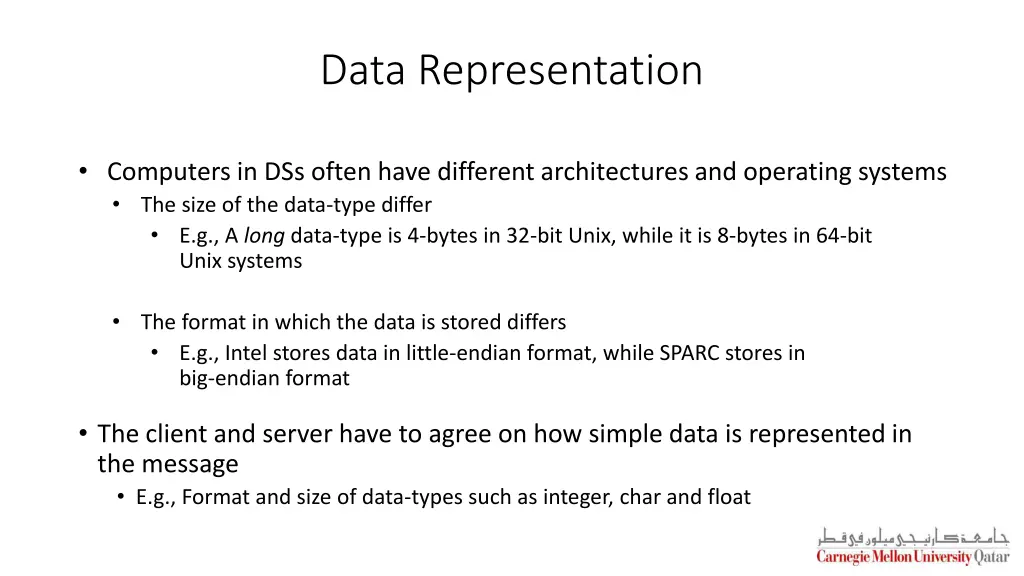 data representation
