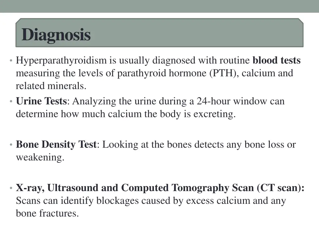 diagnosis