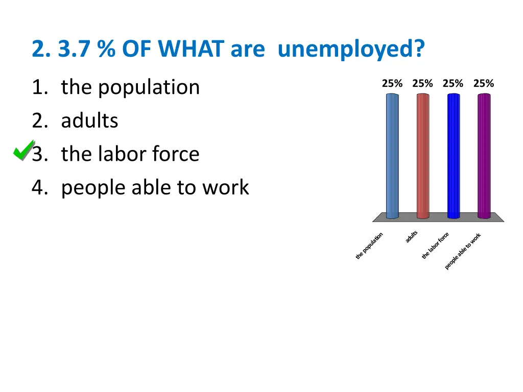 2 3 7 of what are unemployed 1