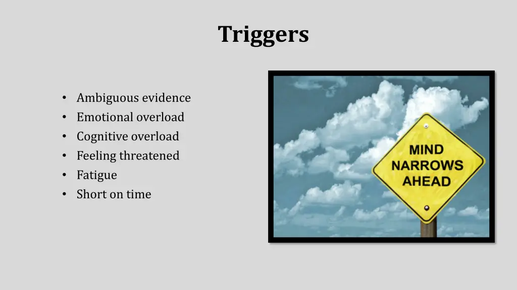 triggers
