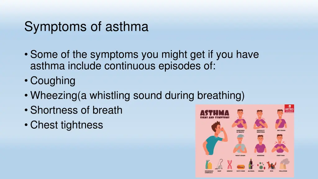 symptoms of asthma