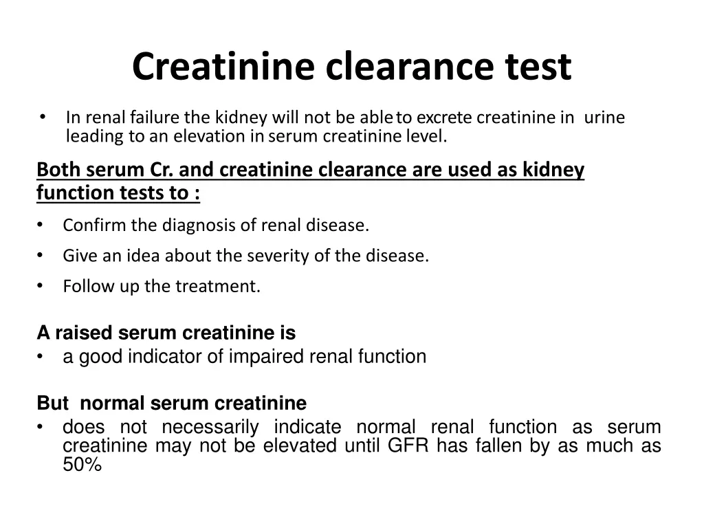 creatinine clearance test 2