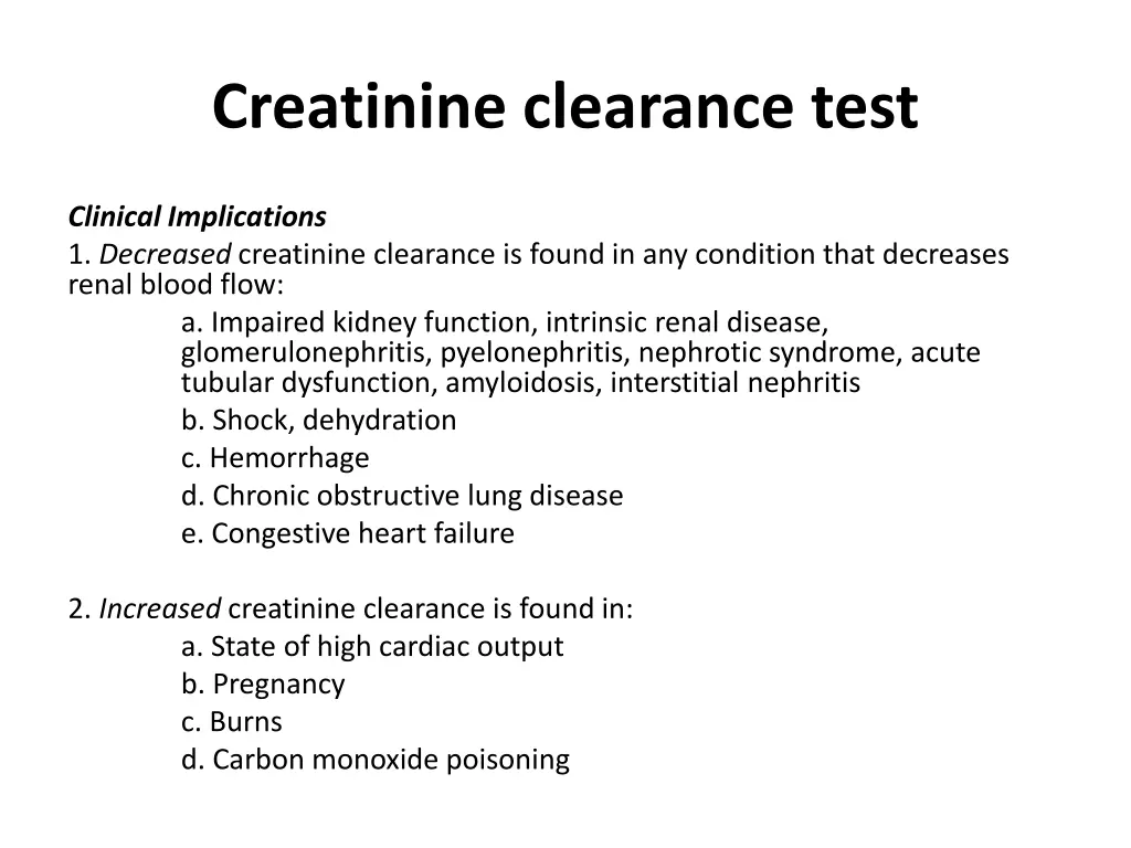 creatinine clearance test 4