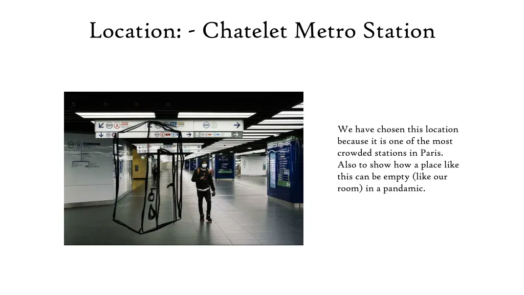 location chatelet metro station