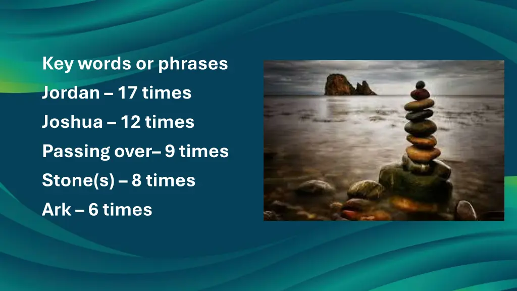 key words or phrases jordan 17 times joshua
