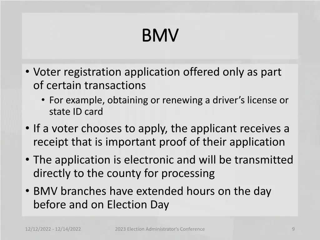 bmv bmv