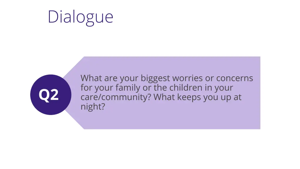 dialogue 1