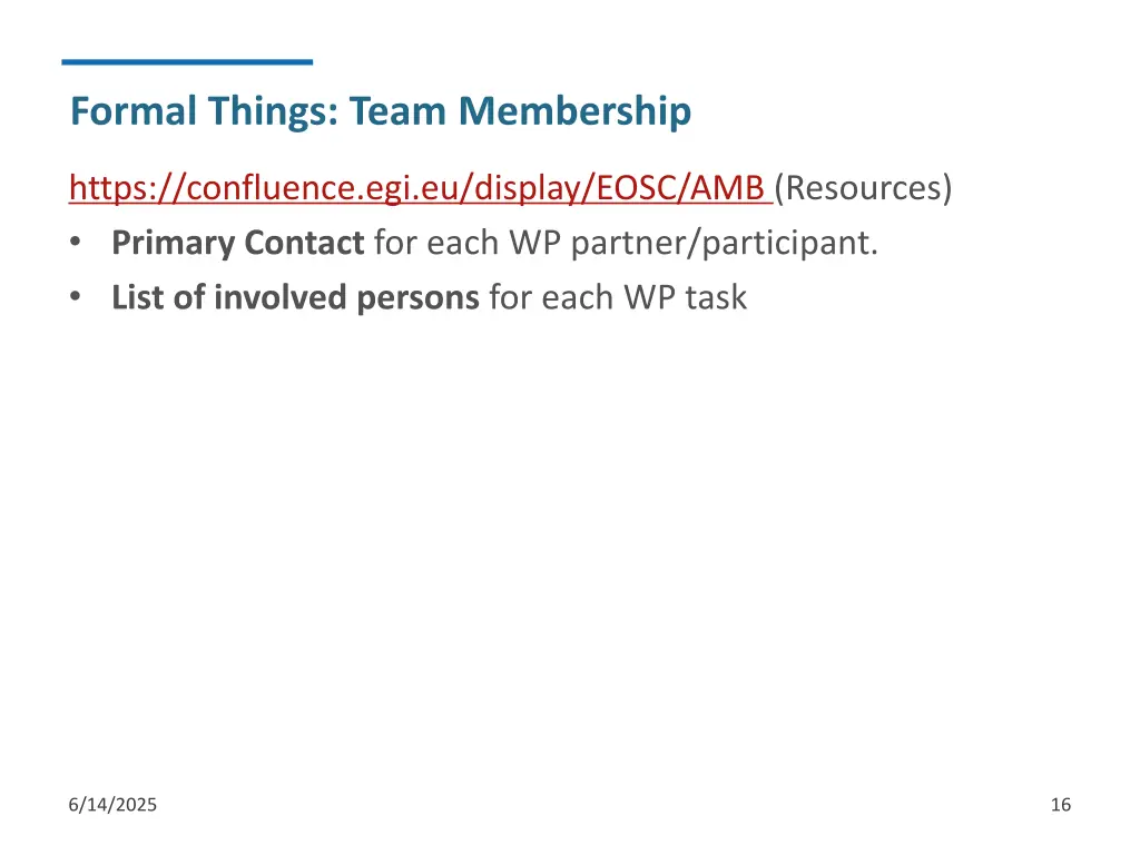 formal things team membership