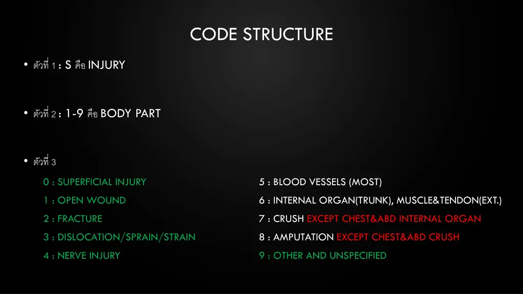 code structure