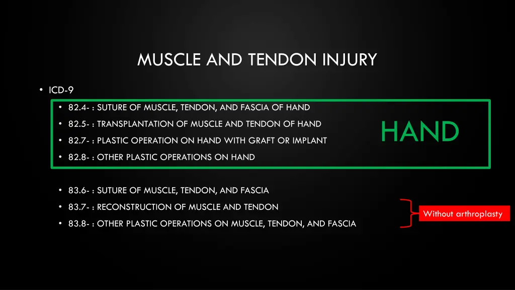 muscle and tendon injury 2