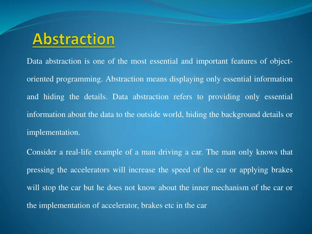 abstraction