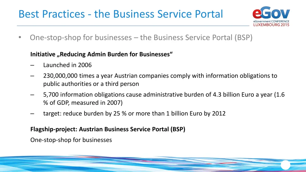 best practices the business service portal