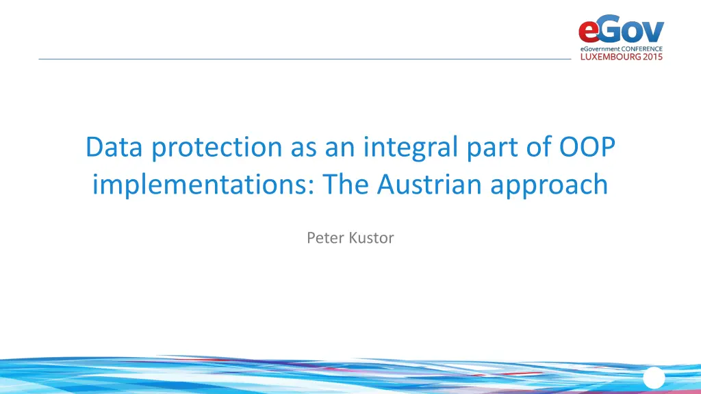 data protection as an integral part