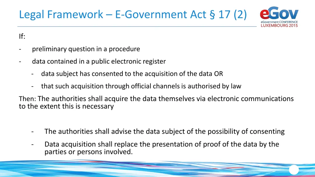 legal framework e government act 17 2