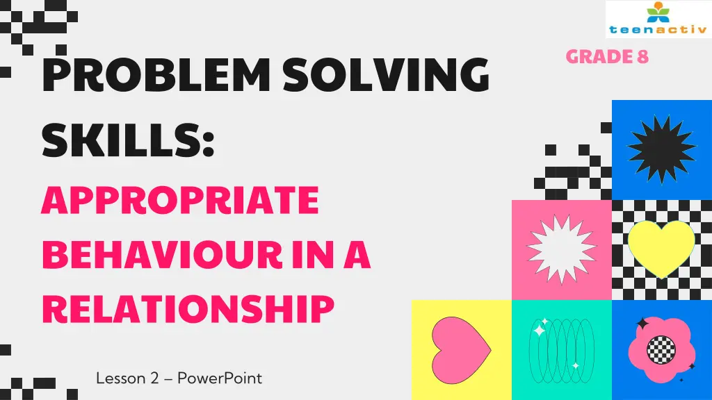 problem solving skills appropriate behaviour