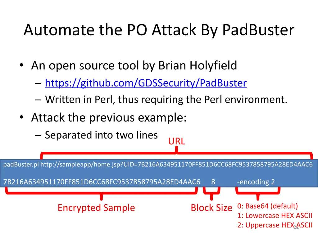 automate the po attack by padbuster