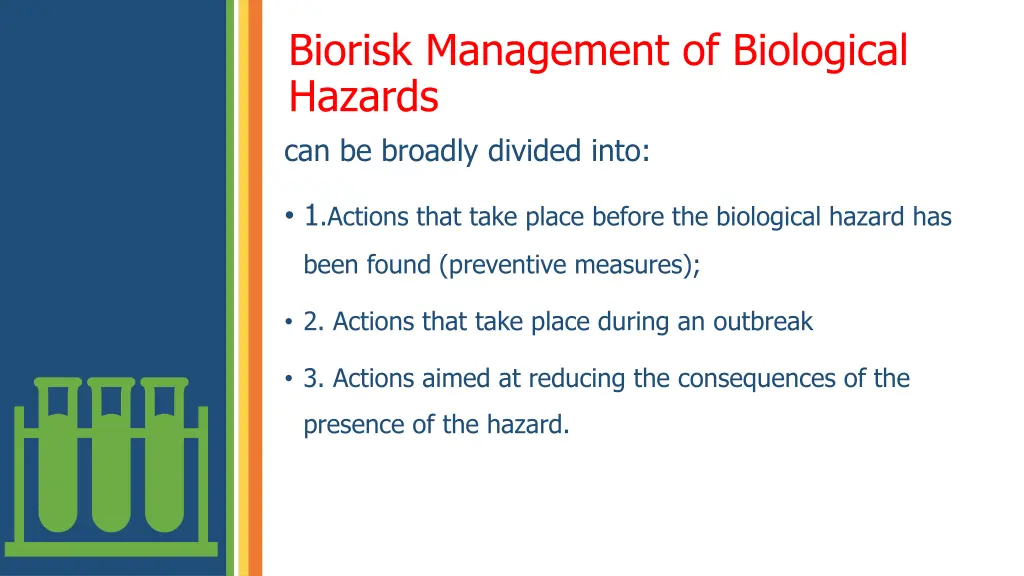 biorisk management of biological hazards
