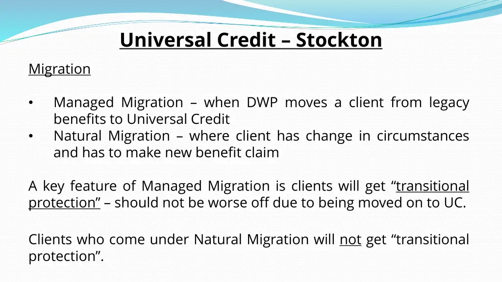 universal credit stockton 1