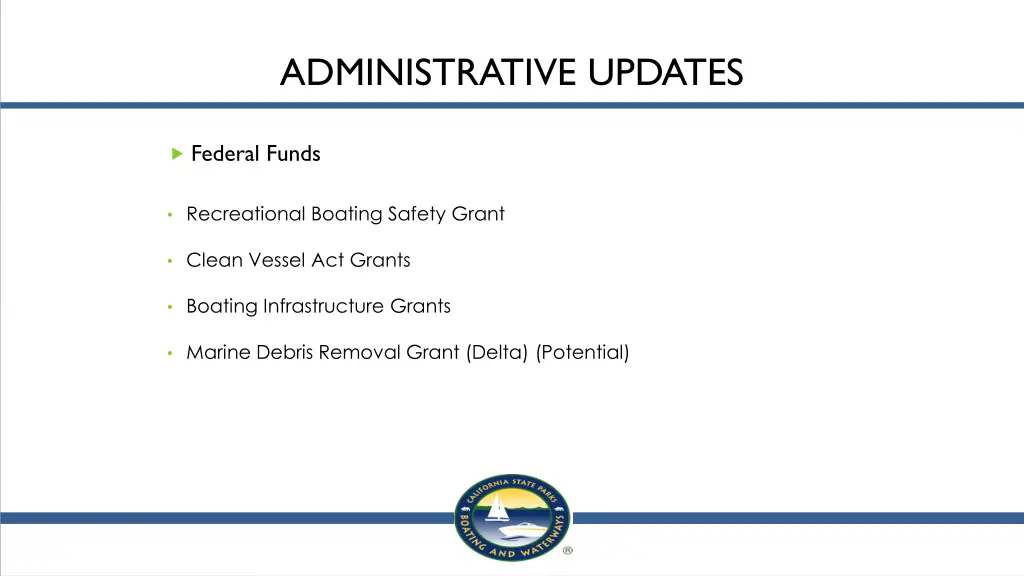administrative updates 1