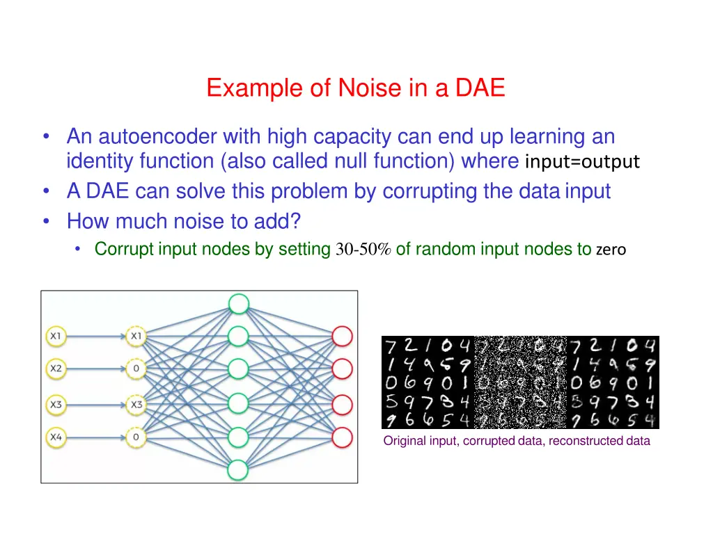 example of noise in a dae