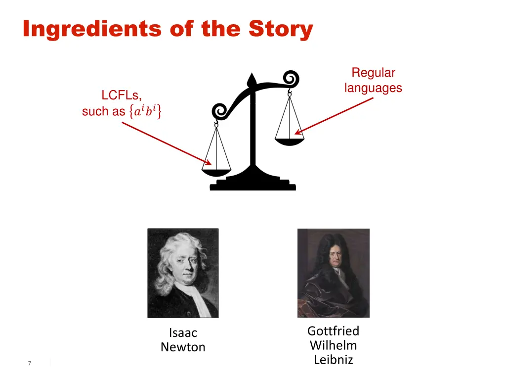 ingredients of the story