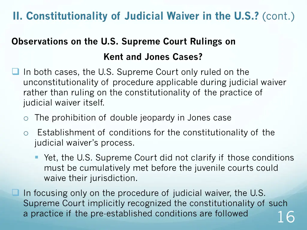 observations on the u s supreme court rulings on