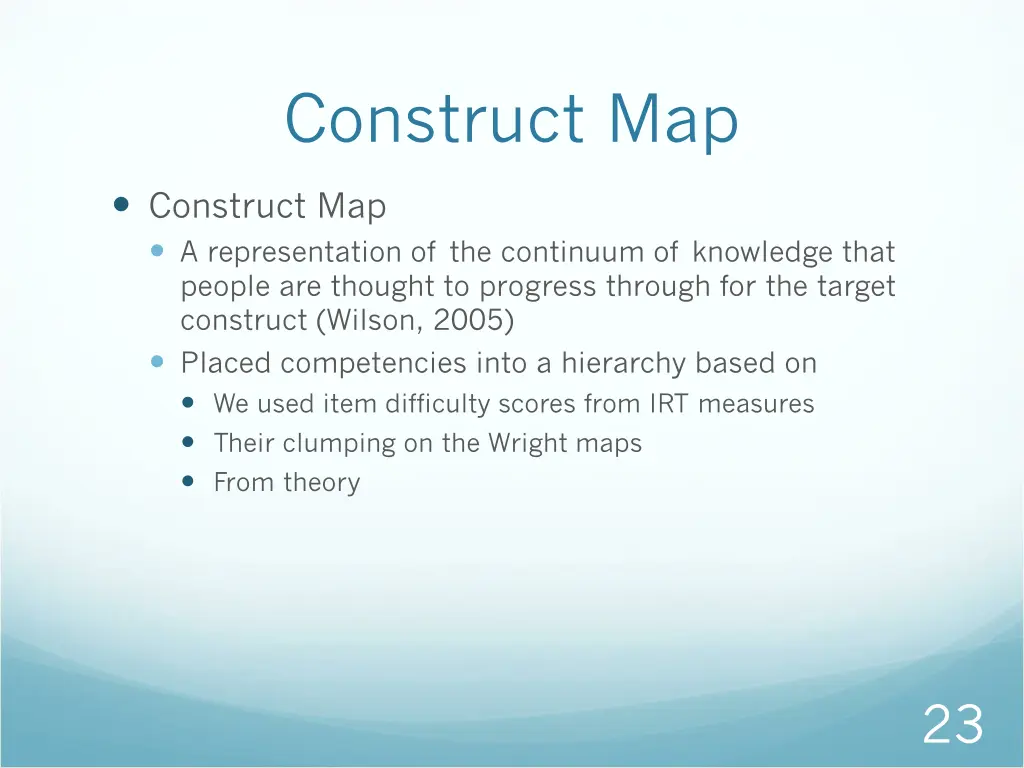construct map