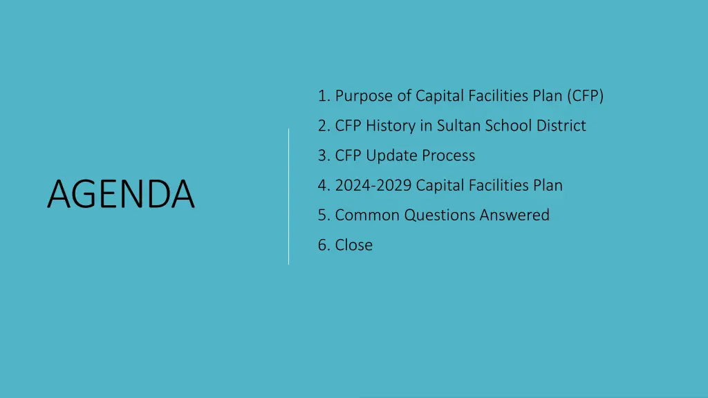 1 purpose of capital facilities plan cfp