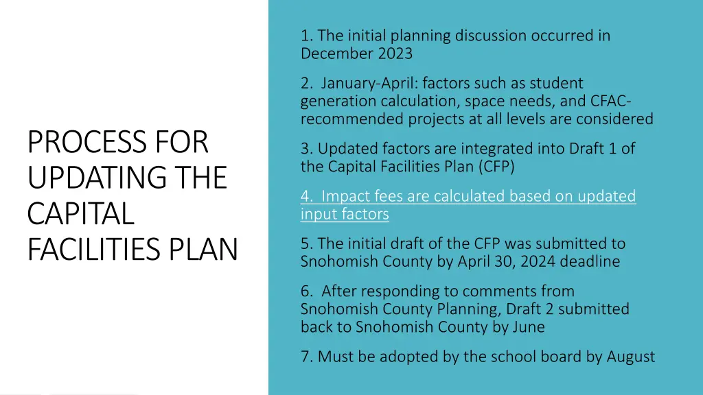 1 the initial planning discussion occurred