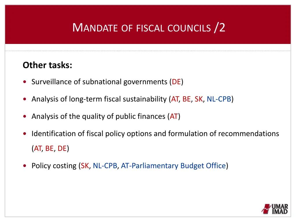 m andate of fiscal councils 2
