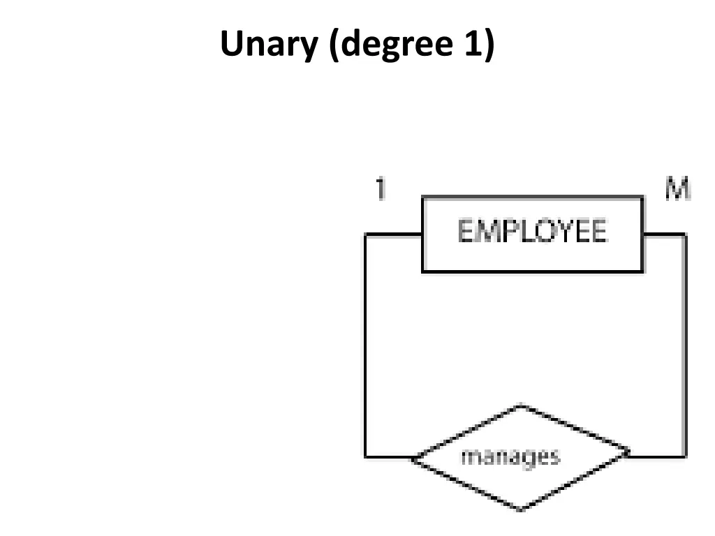 unary degree 1