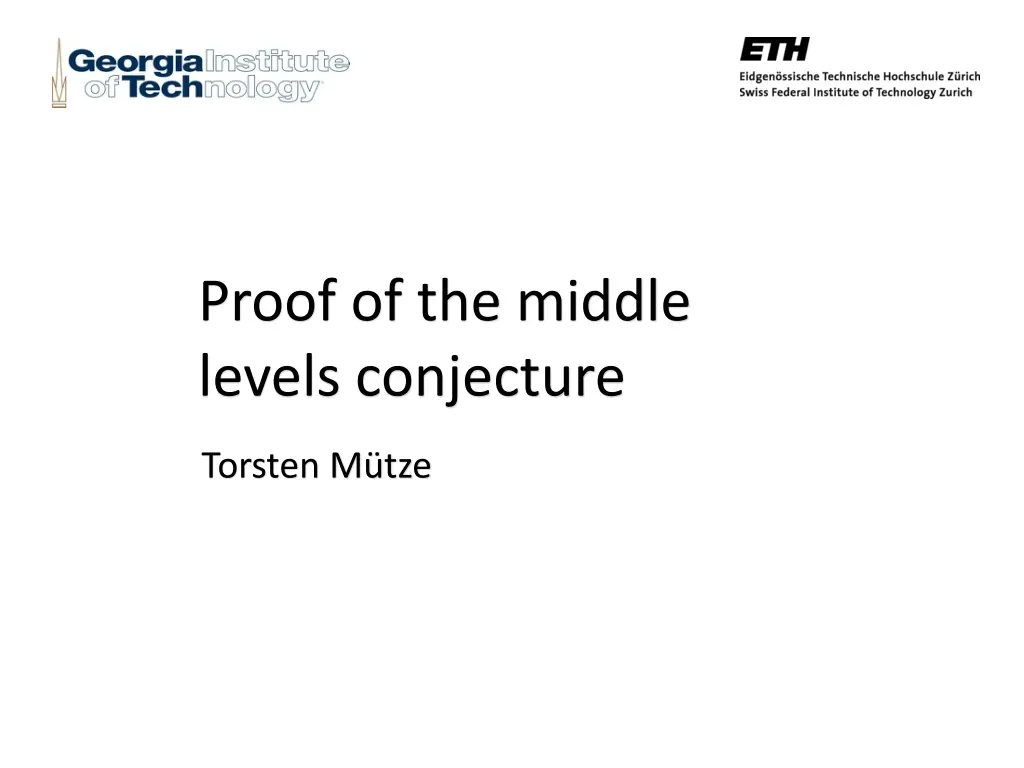 proof of the middle levels conjecture