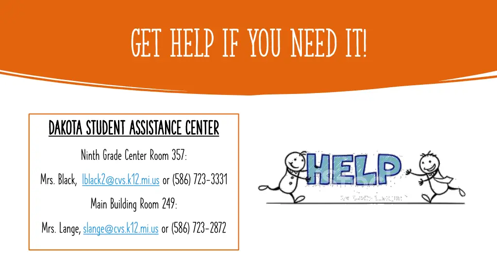 get help if you need it
