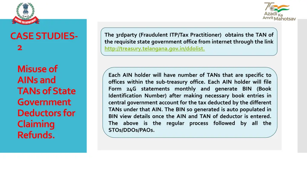 case studies 2 misuse of ains and tans of state