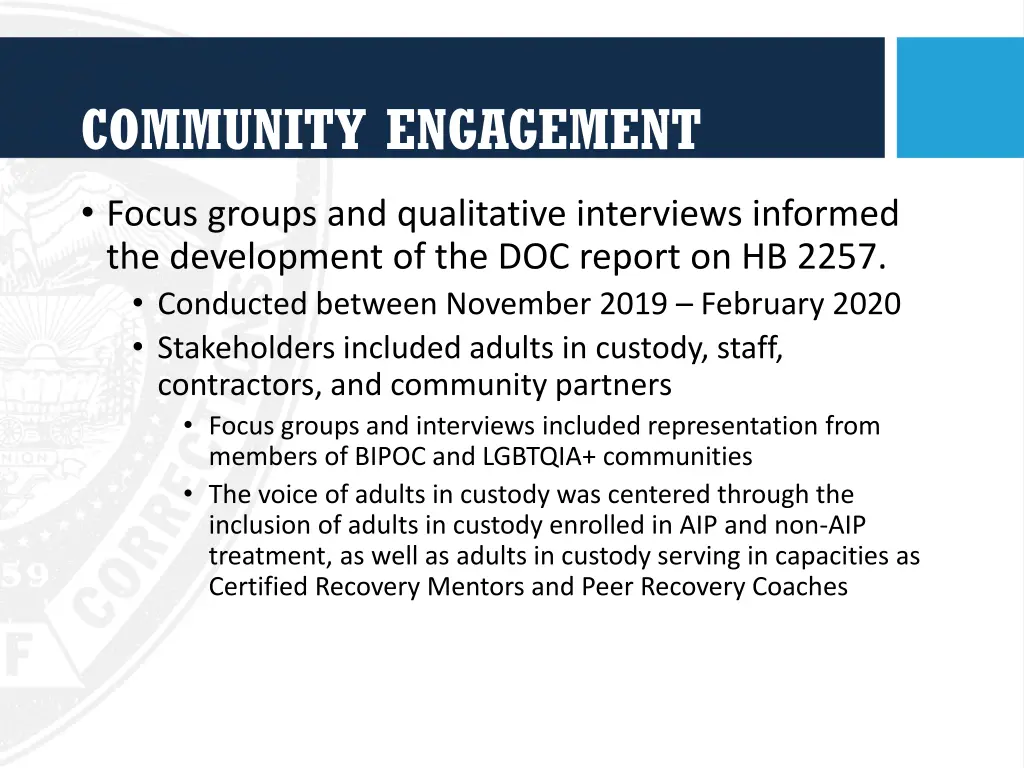 community engagement
