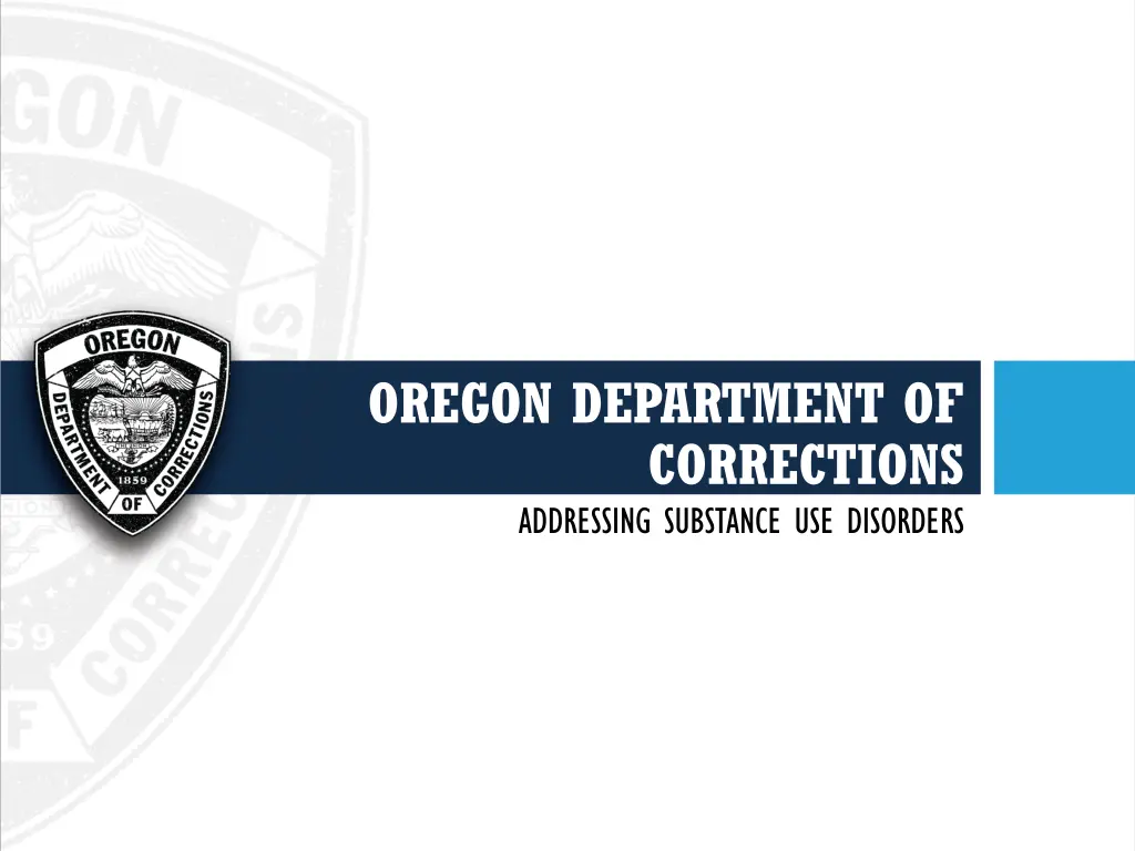 oregon department of corrections addressing