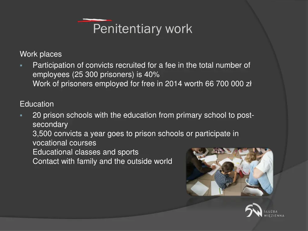 penitentiary work